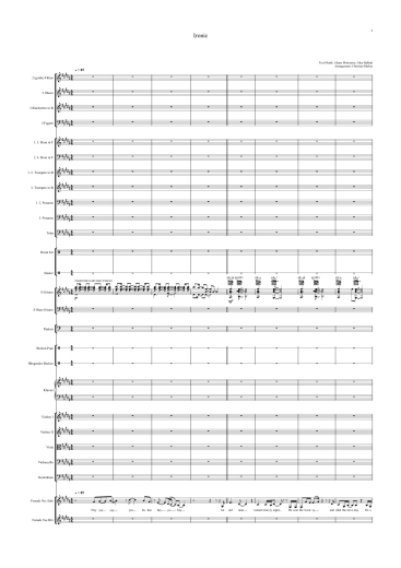 Orchester-Arrangement Ironic (Alanis Morissette), Noten für Orchester, Orchester-Partitur, für Orchester arrangiert, Orchester Partitur