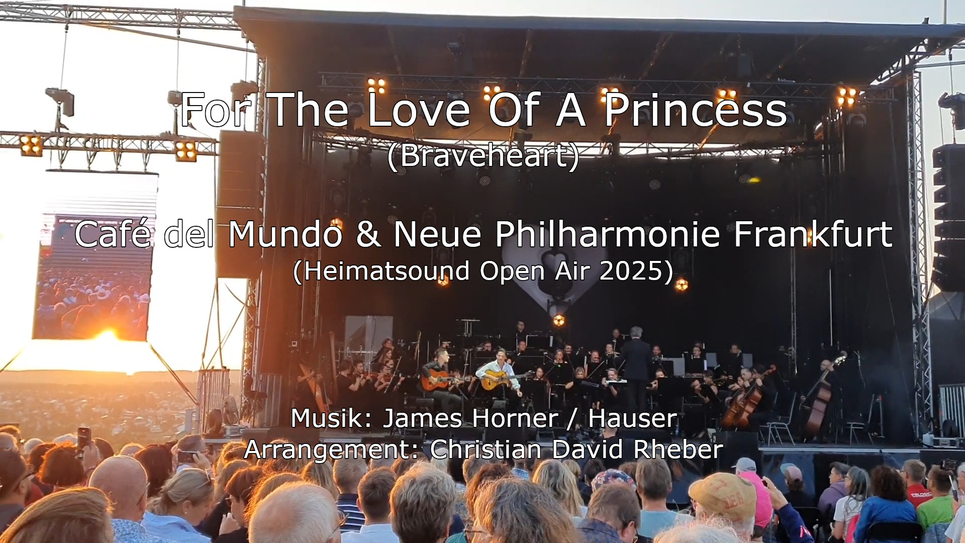 Arrangement für Orchester von Christian David Rheber